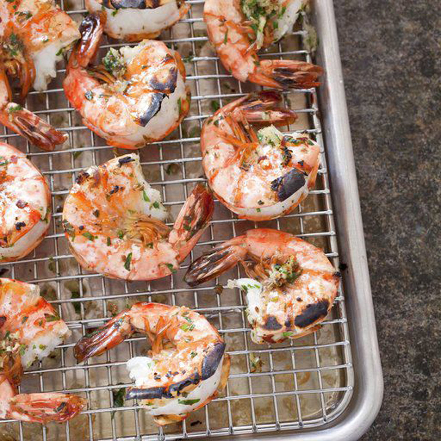 Roasted shrimp